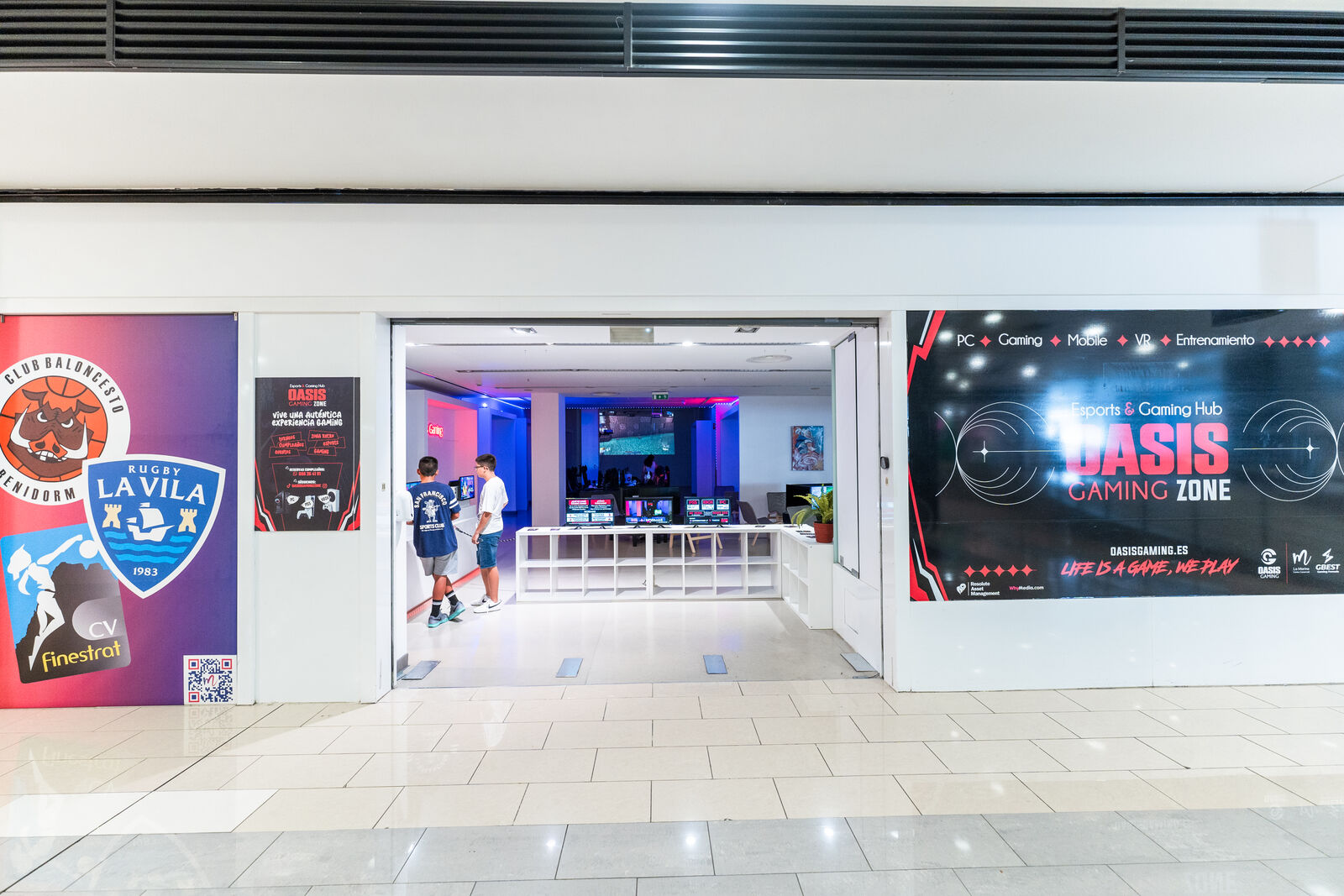Oasis Gaming Zone store front